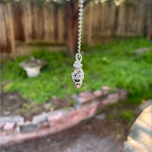 Sassy Silver & Copper Quartz & Garnet Necklace